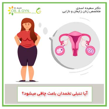 ایا تنبلی تخمدان باعث چاقی میشود؟ | دکتر سعیده اسدی٬ متخصص زنان
